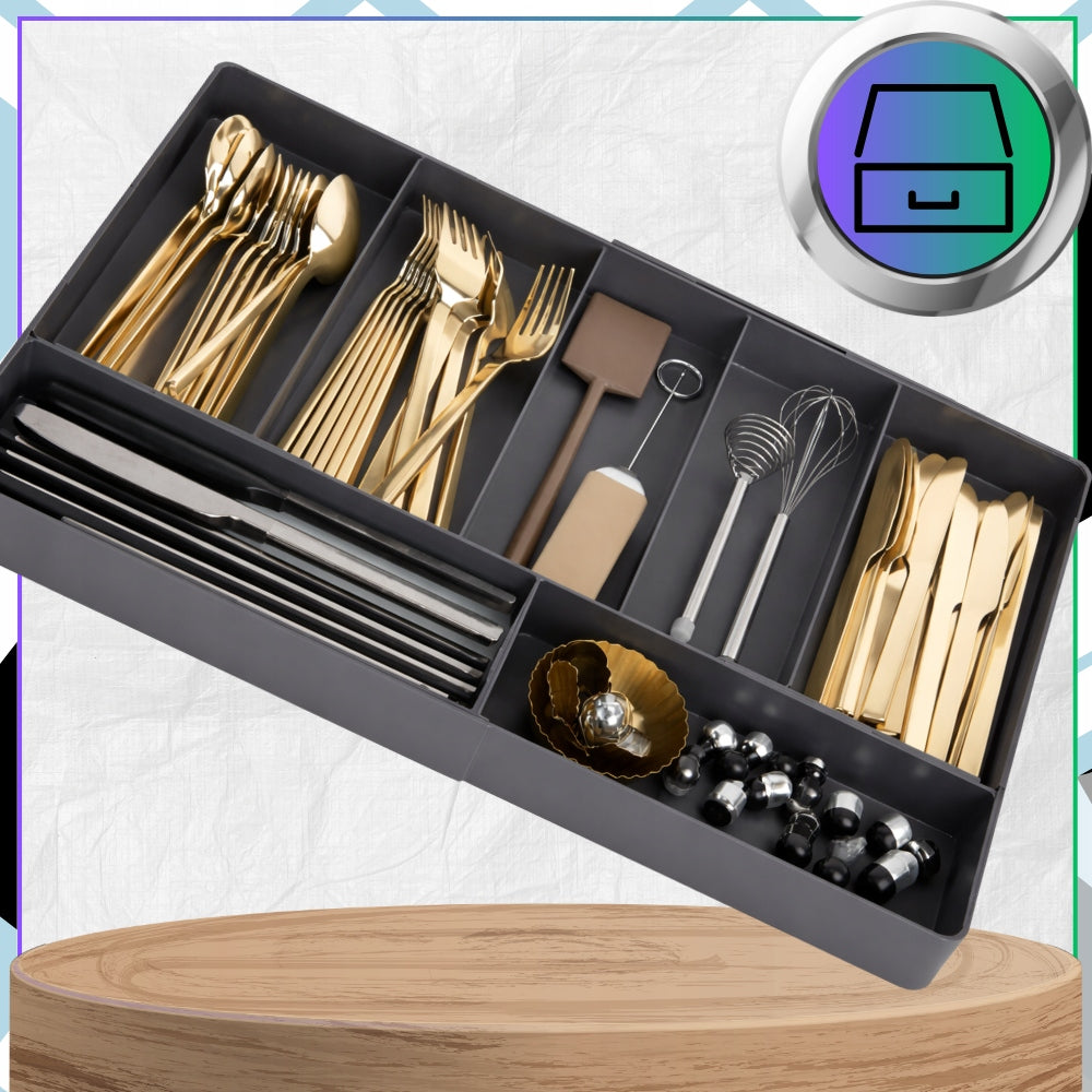 Adjustable Organizer Refill for Cutlery and Kitchen Drawer Utensils Kind drawer organizer