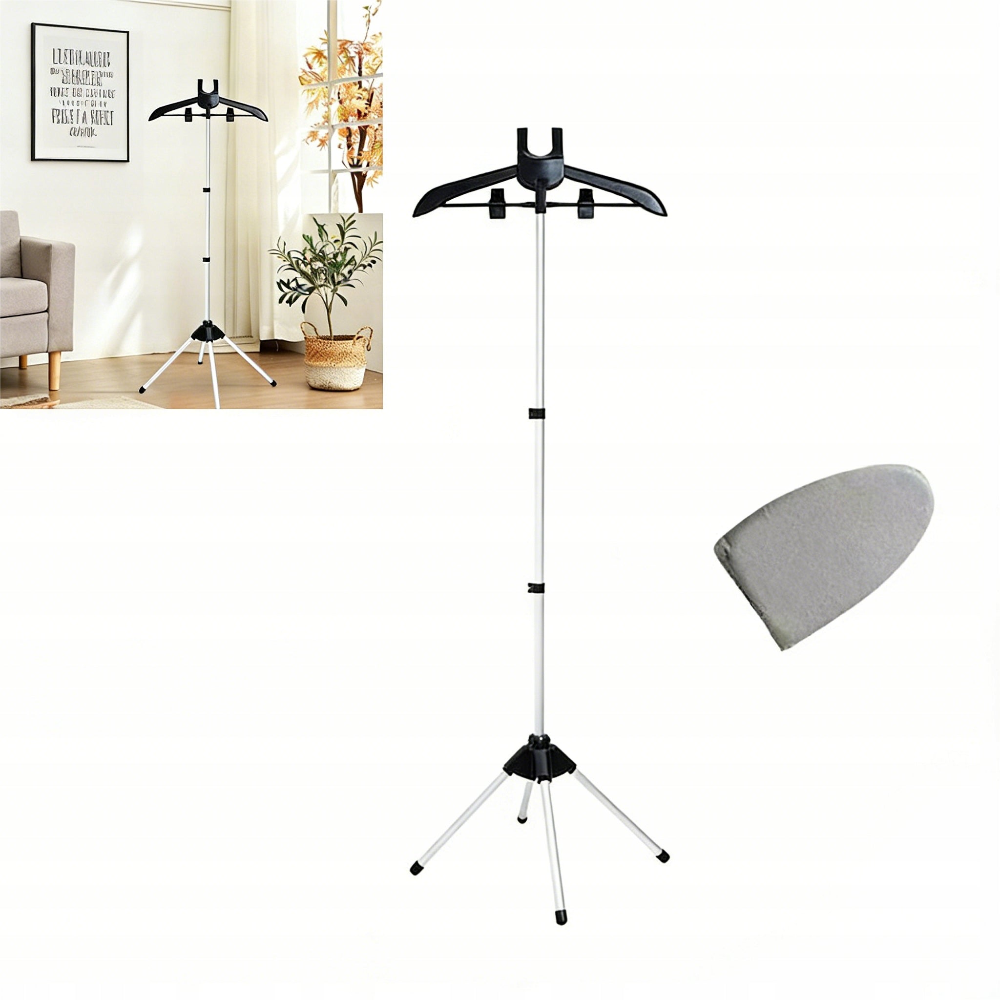 Adjustable Steamer Rack, Grey