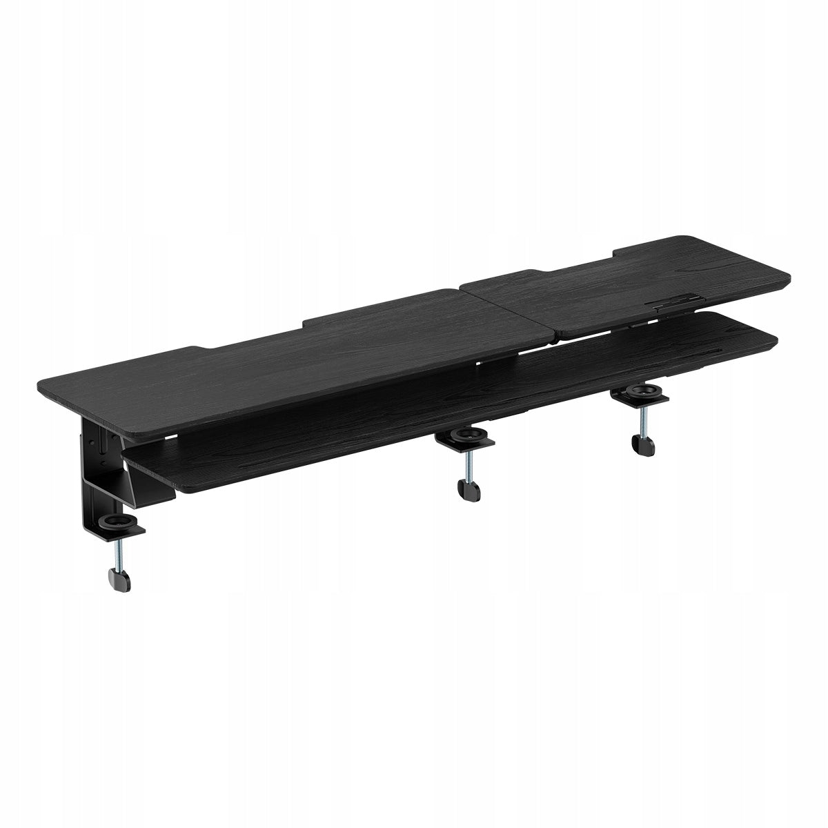 Adjustable Three-Piece Desk Shelf Spacetronik for Laptop Monitor