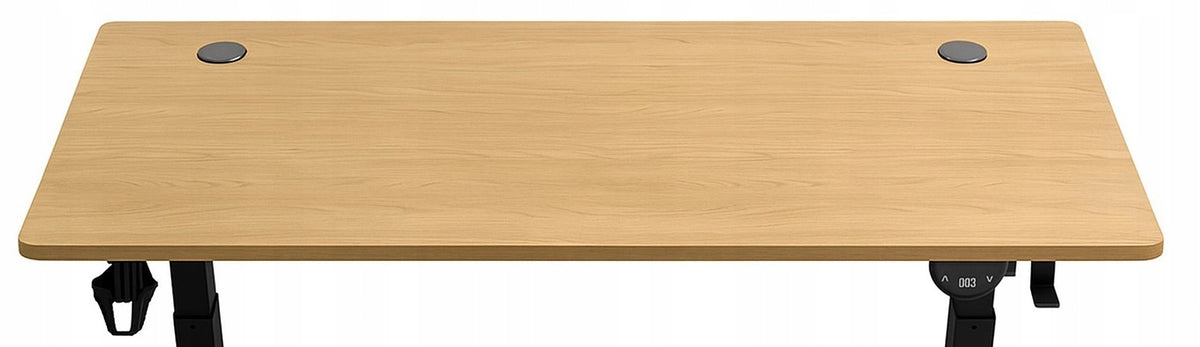 Adjustable desk 140cm Electric height adjustment 72-118cm alder LED Manufacturer code BR04-140 olcha/czarne