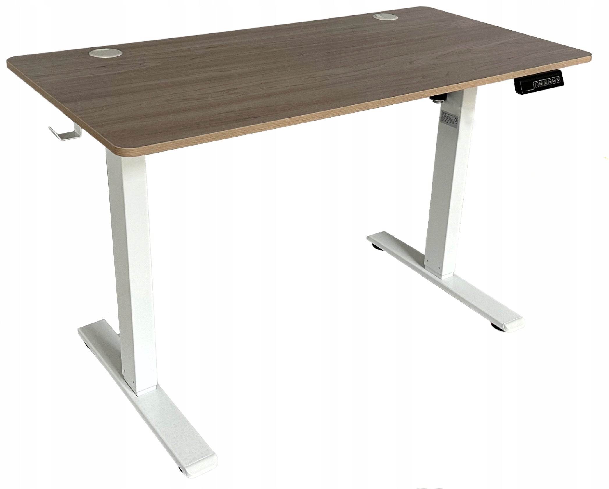 Adjustable desk VertiGo RXD1-3-2RR white-grey 120x60 cm H: 71-120 cm