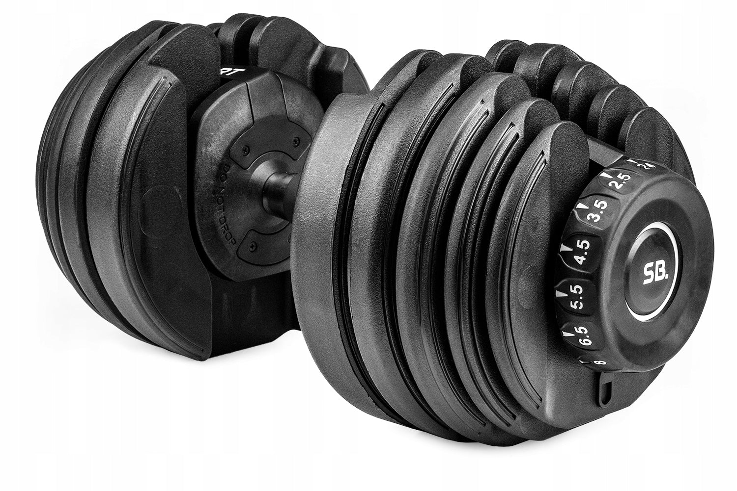 Adjustable dumbbell 2,5kg - 24kg with base DUMBBELL weight Rubberized dumbbell Brand SPORT BLAST