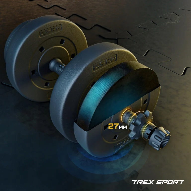 Adjustable dumbbells 40kg dumbbell set 2x20kg kettlebell neck Trex Sport Manufacturer code TX-020SPR