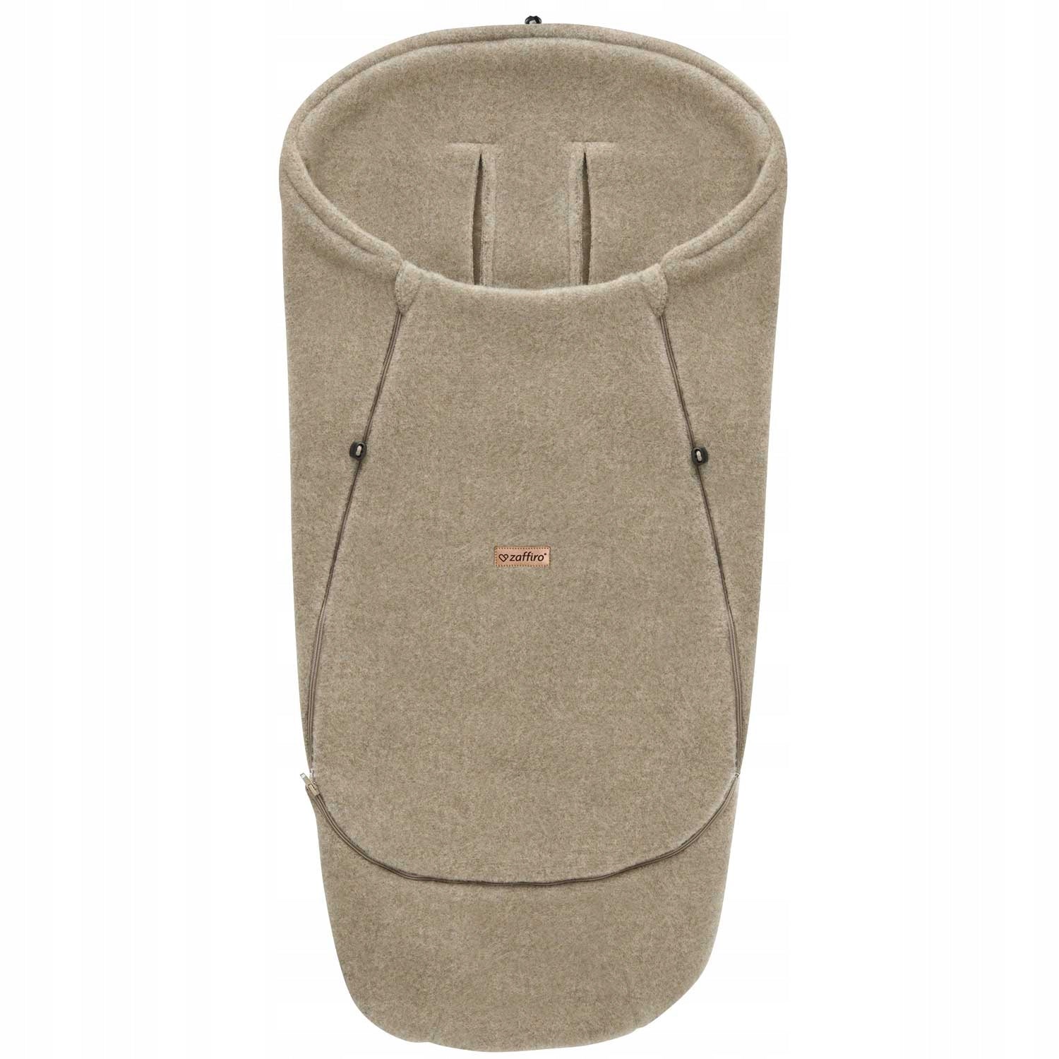 Adjustable maxi wool sleeping bag Sierra 0-36m brown