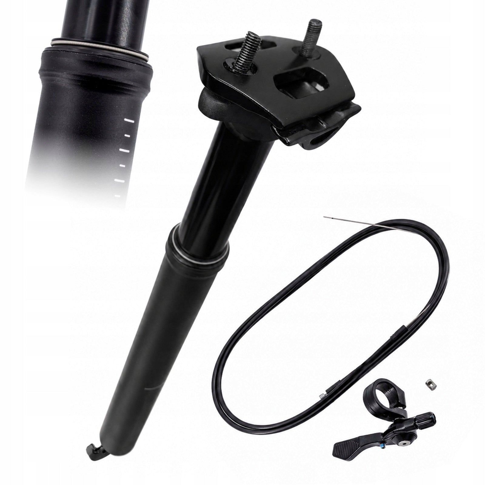 Adjustable pole Limotec Alpha 1 31,6 stroke 150mm black 460mm
