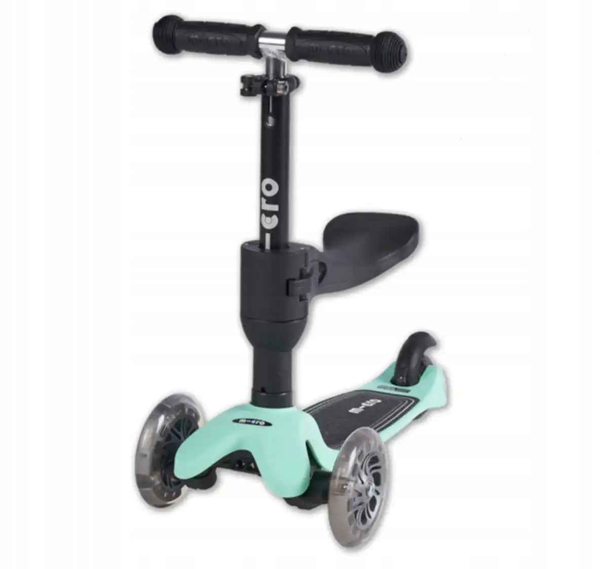 Adjustable scooter + seat 3in1 MMD 380 Led MINI MICRO DELUXE 1-5 Years Manufacturer code MMD380