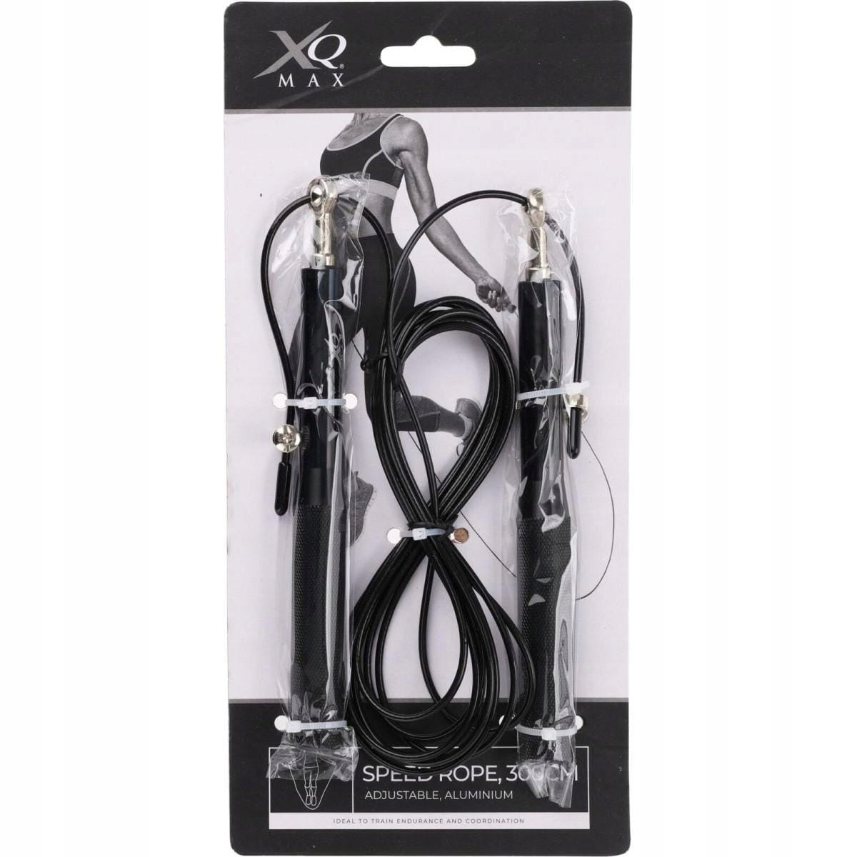Adjustable speed jump rope with aluminium handles, length 300 cm, Brand XQMax