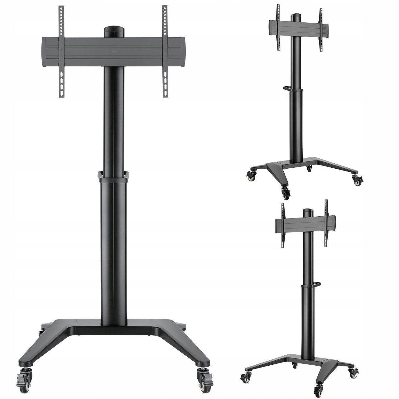 Adjustable trolley for monitor, office TV, 37"-70", 70 kg,