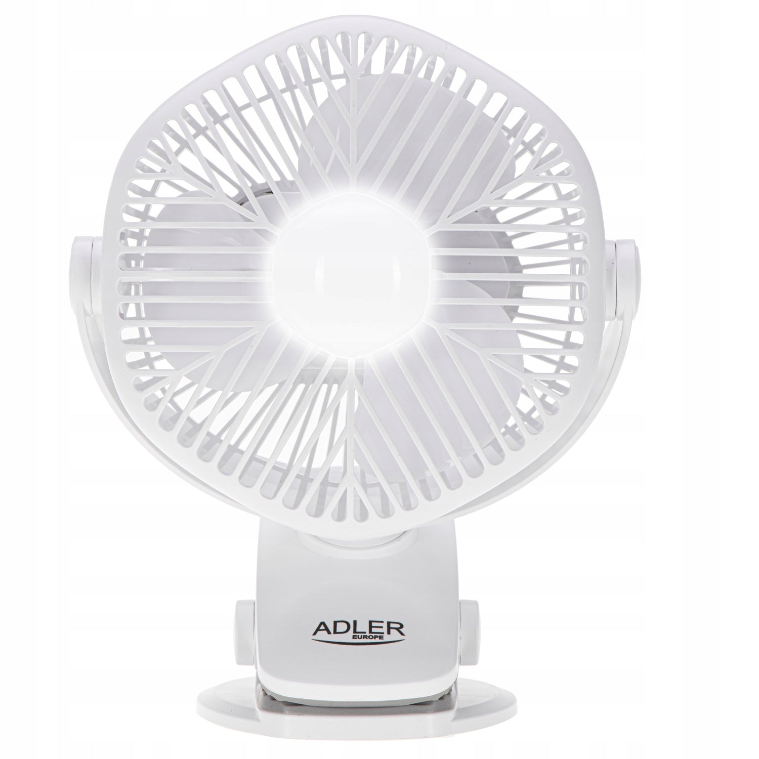 Adler AD 7335 Cordless Fan with Clip and LED - 3 Speeds Model AD7335
