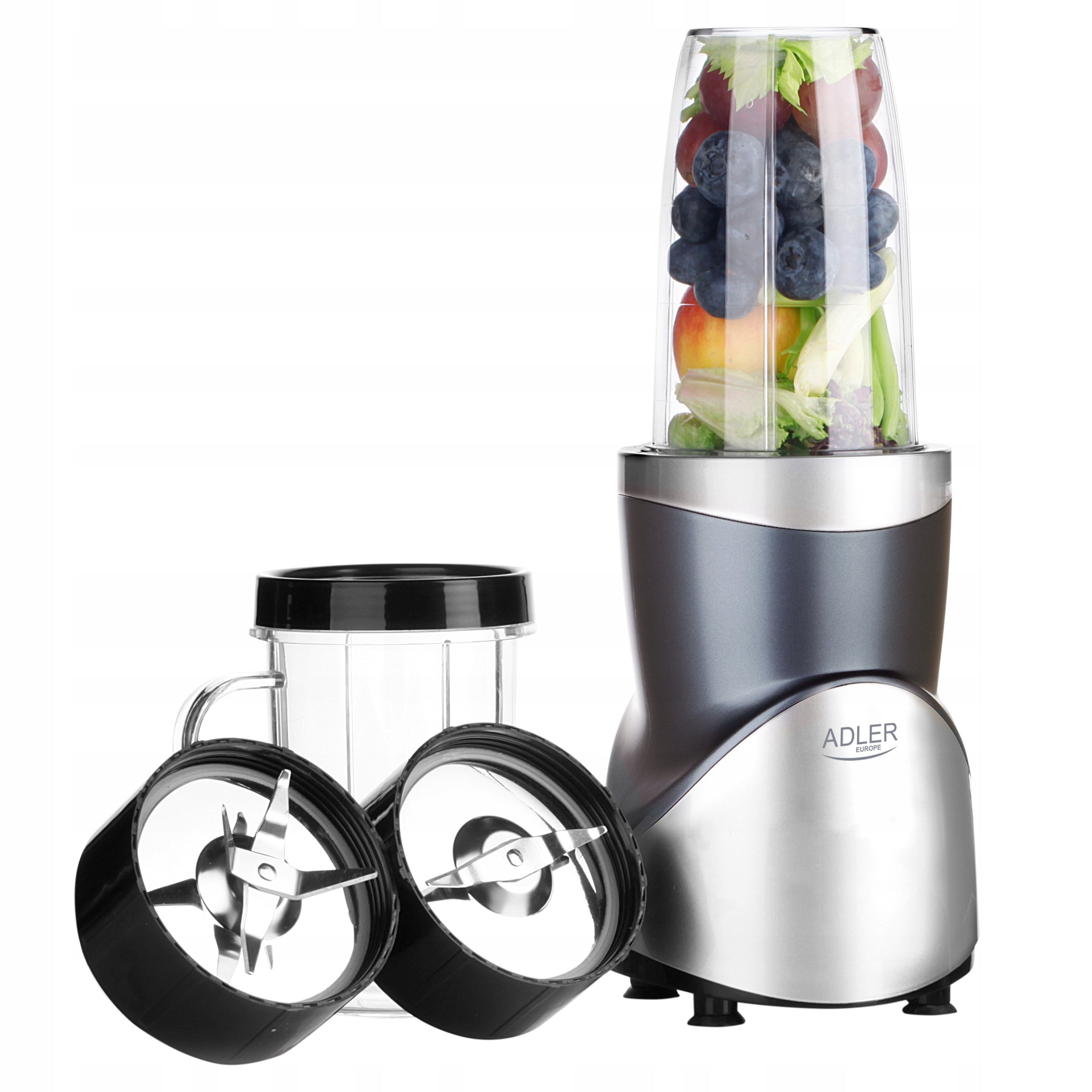 Adler Blender Smoothie Set | AD 4084 | Tabletop | 1200 W | Jar Material