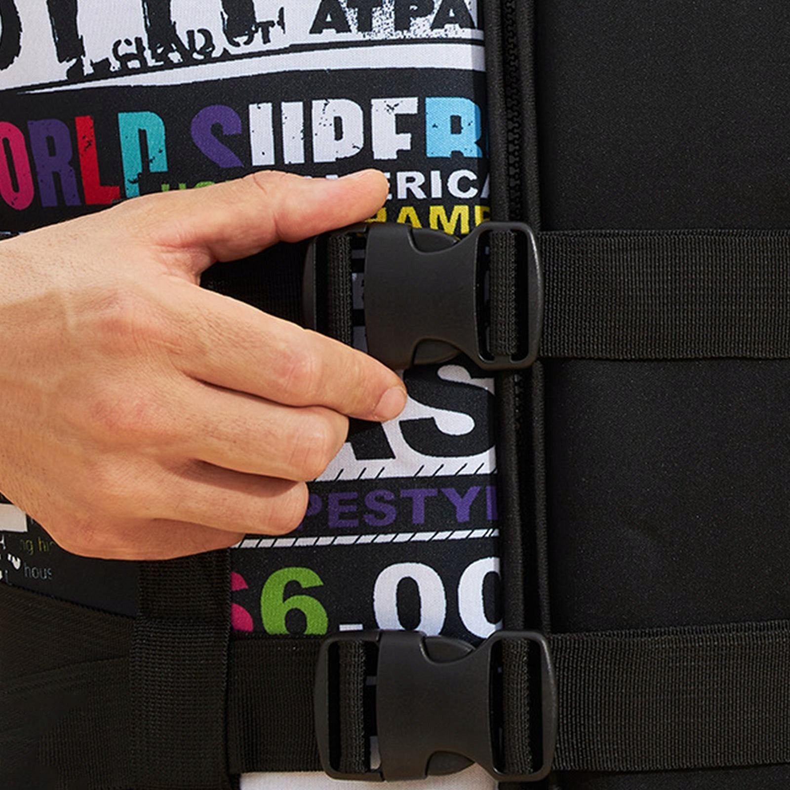 Adults Life Vest Portable Versatile Convenient Adjustable Life S Black Packaging status original