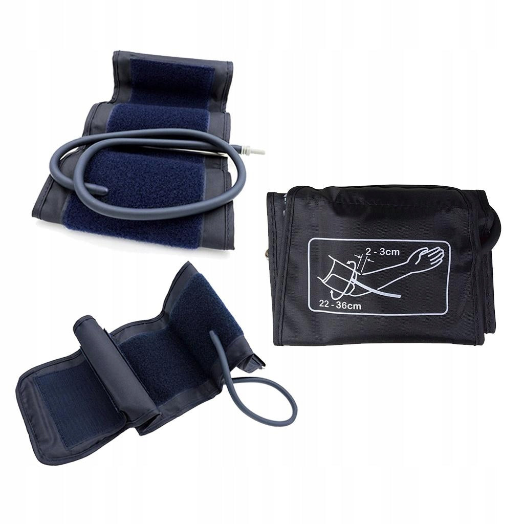 Adults Nylon Cuff for Monitors Accessory Black, cm 22-36cm Black Medical device no