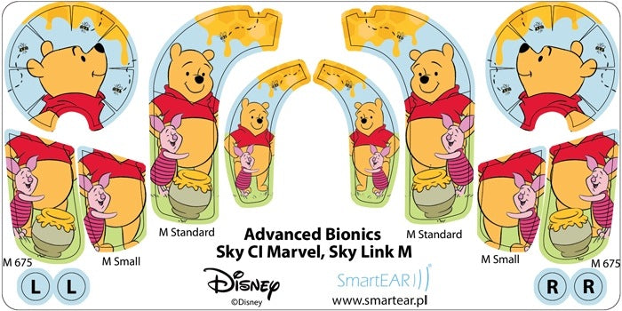 Advanced Bionics Sky CI Marvel Processor Skin - Disney Winnie the Pooh Manufacturer code SSM_Winnie_the_Pooh