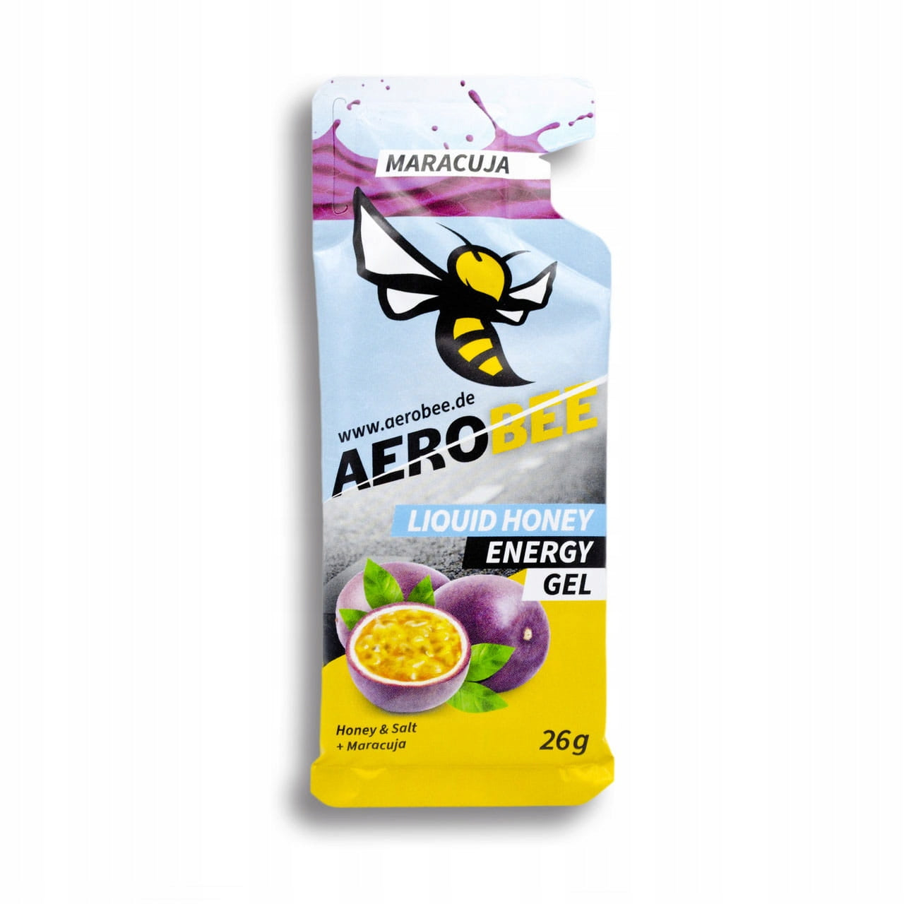 AeroBee Liquid Passion Fruit honey liquid gel with passion fruit 26 g Packaging status original