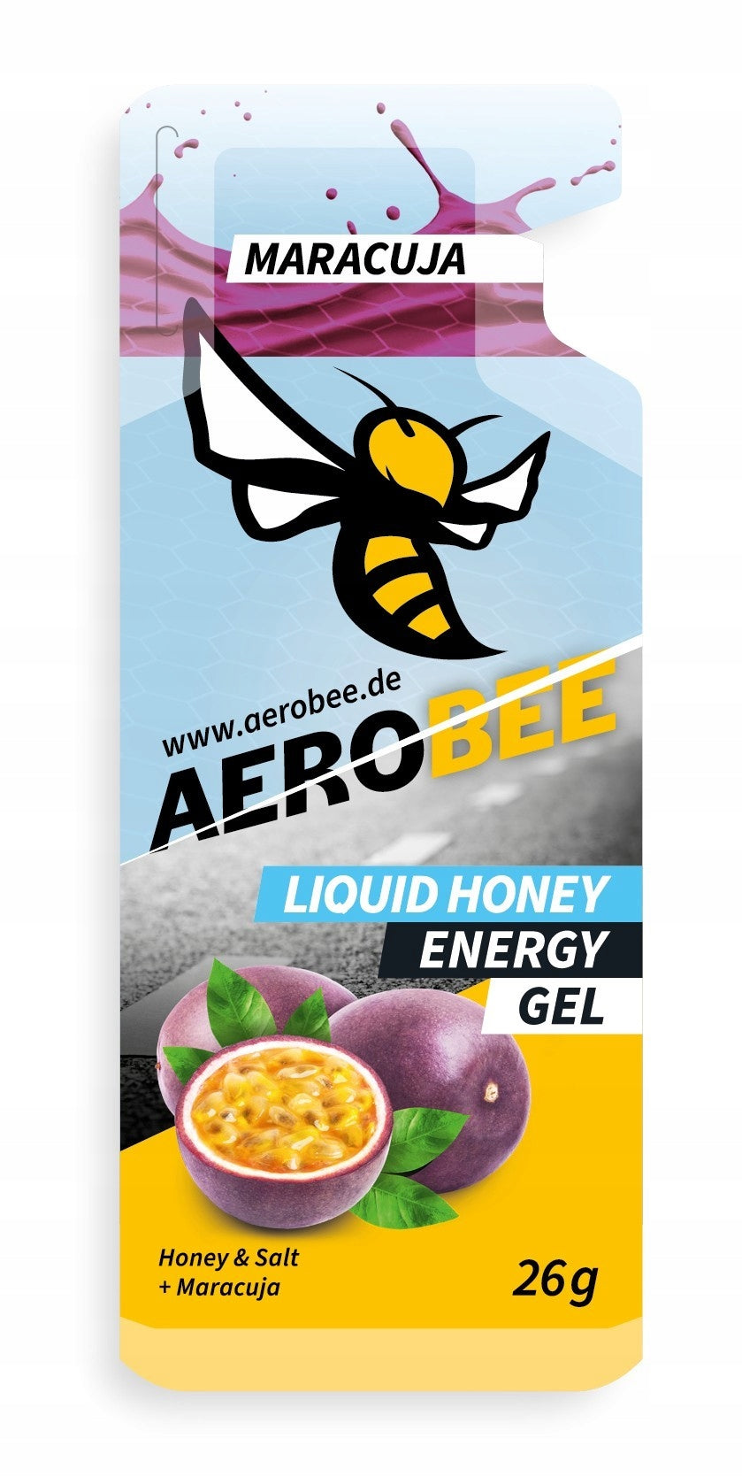 AeroBee Liquid Passion Fruit honey liquid gel with passion fruit 26 g