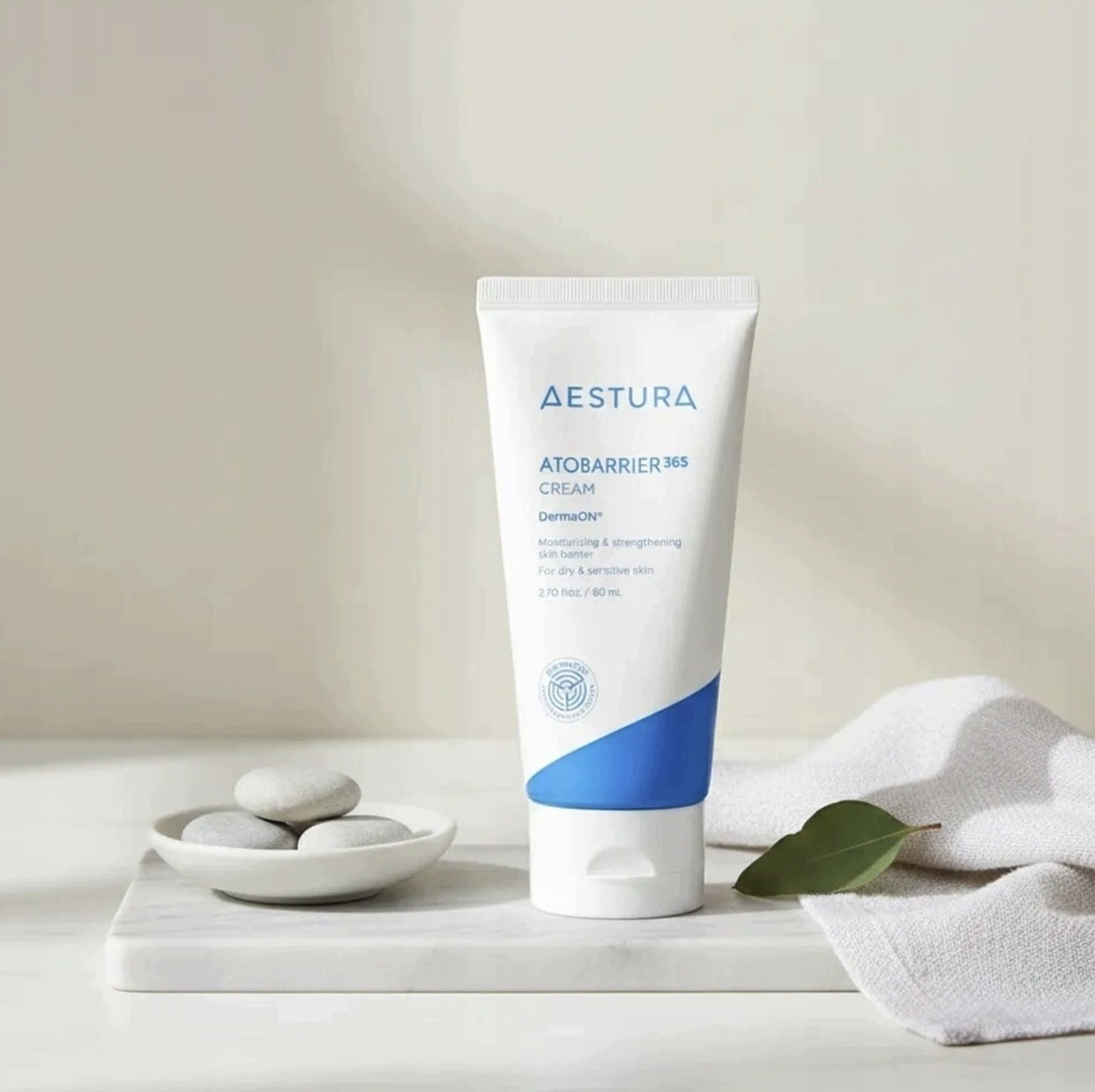 Aestura Atobarrier 365 Cream - Moisturizing Face Cream with Ceramides 80ml Packaging status original
