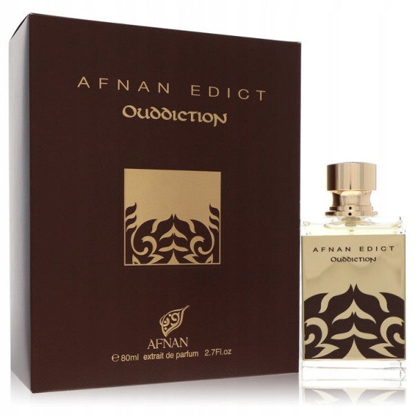 Afnan Edict Ouddiction 80ml EDP Perfumed Water Perfume Unisex Fragrance