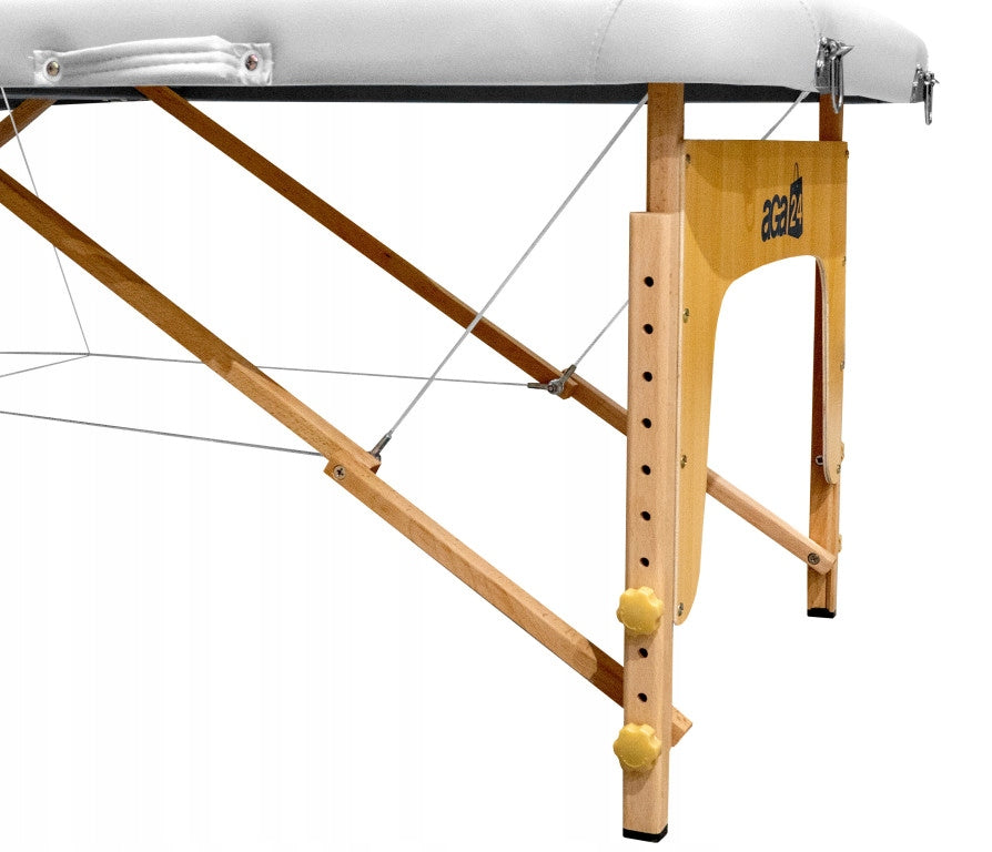 Aga Dřevěné masážní lehátko MR5150 Bílé Frame material wood