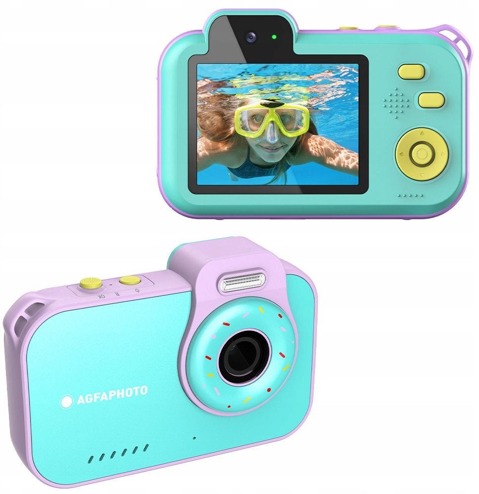 AgfaPhoto Underwater Camera Waterproof 3m Agfaphoto Agfa 12mp 2.7k 2x