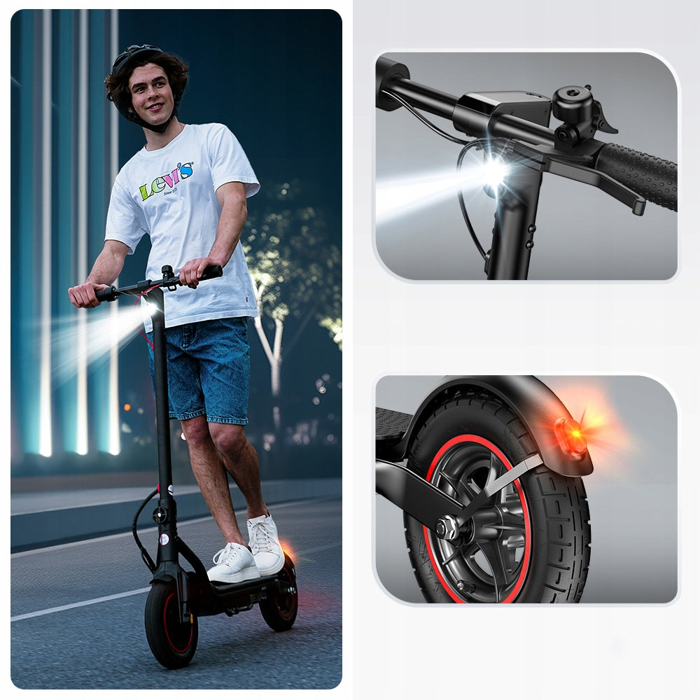 AgileRide Electric Scooter 2025 AS-B3 powerful 500W Foldable with app Black Color black