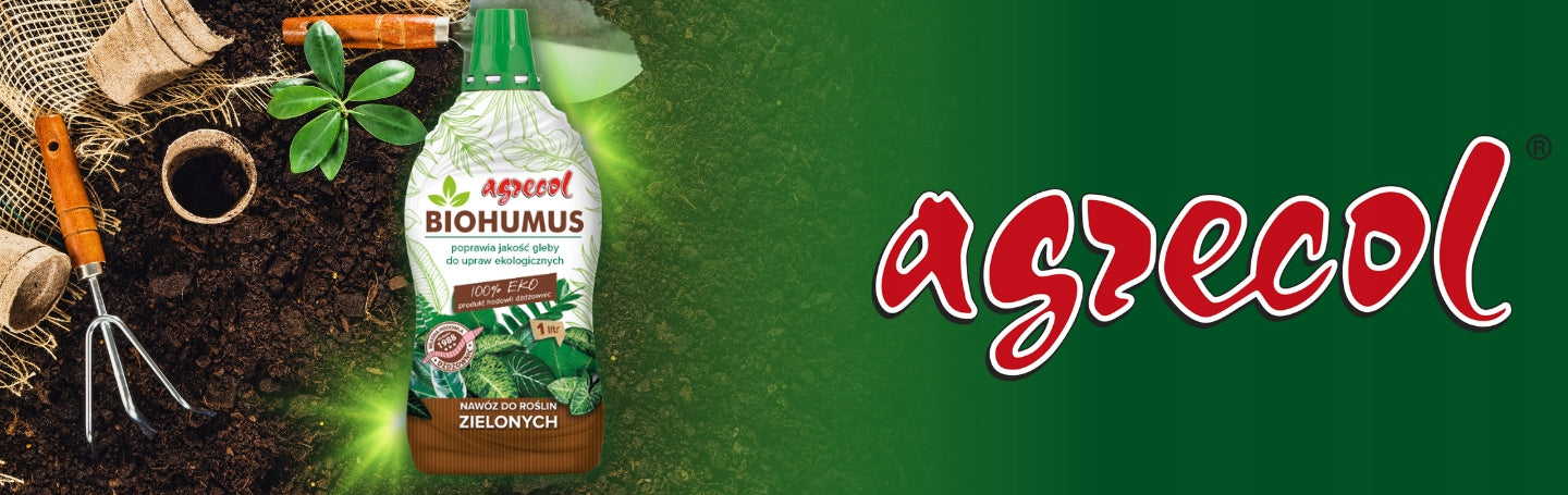 Agrecol Biohumus Multicomponent Fertilizer for Green Plants Agrecol Liquid 1l Manufacturer code Biohumus do roślin zielonych