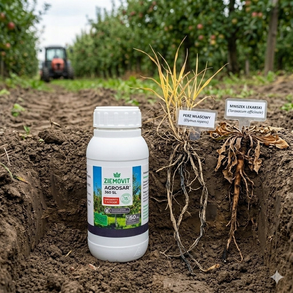 Agrosar 360 SL For Weed Herbicide Glyphosate 2x100ml WITHOUT CERTIFICATE Purpose against weeds