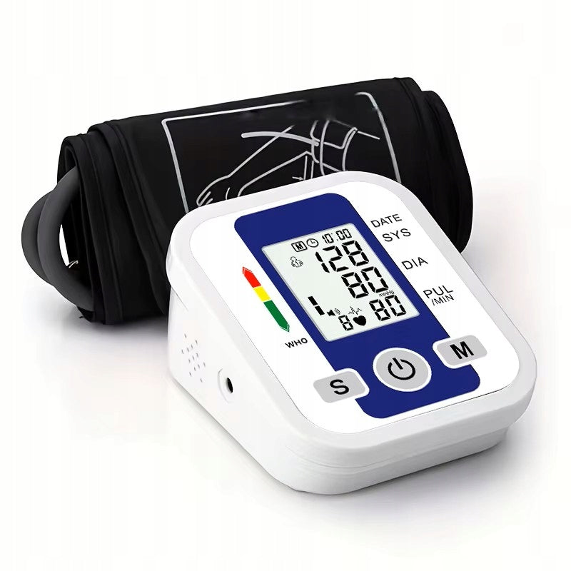 AiQUE S04 Blue – automatic shoulder blood pressure monitor with BP sensor