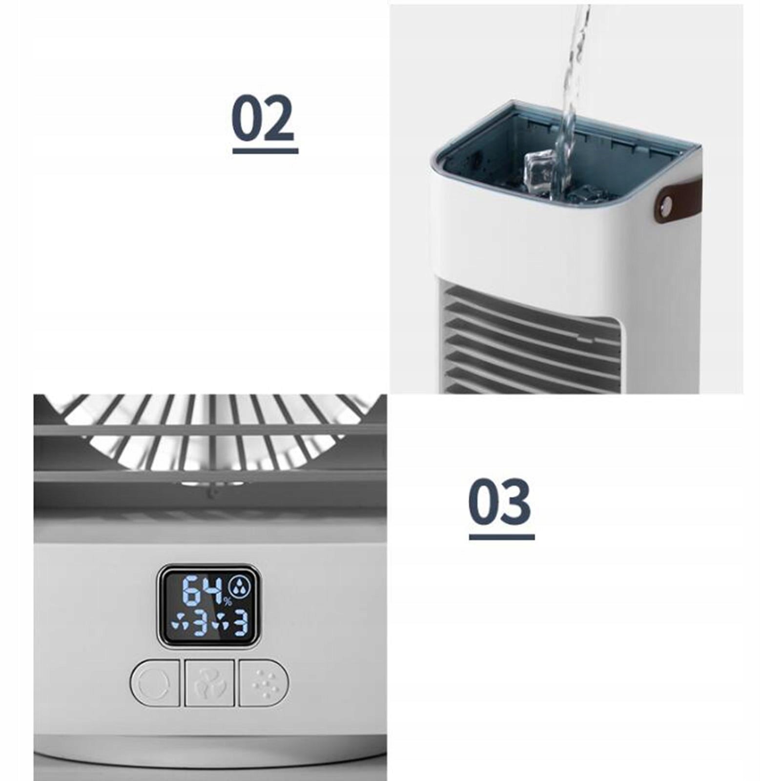 Air Conditioner Cooling Portable with Night Light Adjustable 3 Speeds Authorized representative allegro.pl107