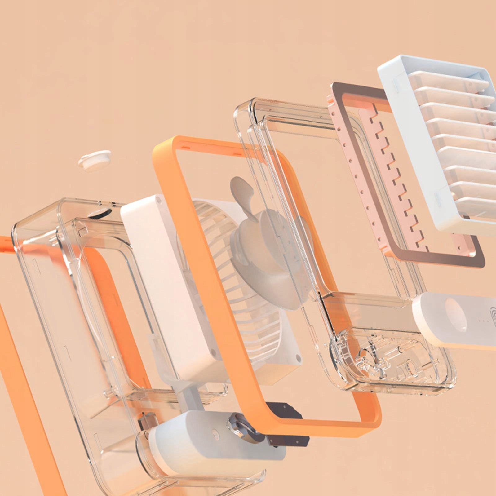 Air Conditioner Fan USB Rechargeable Air Cooler Fan for Household Green Manufacturer of a medical device does not apply