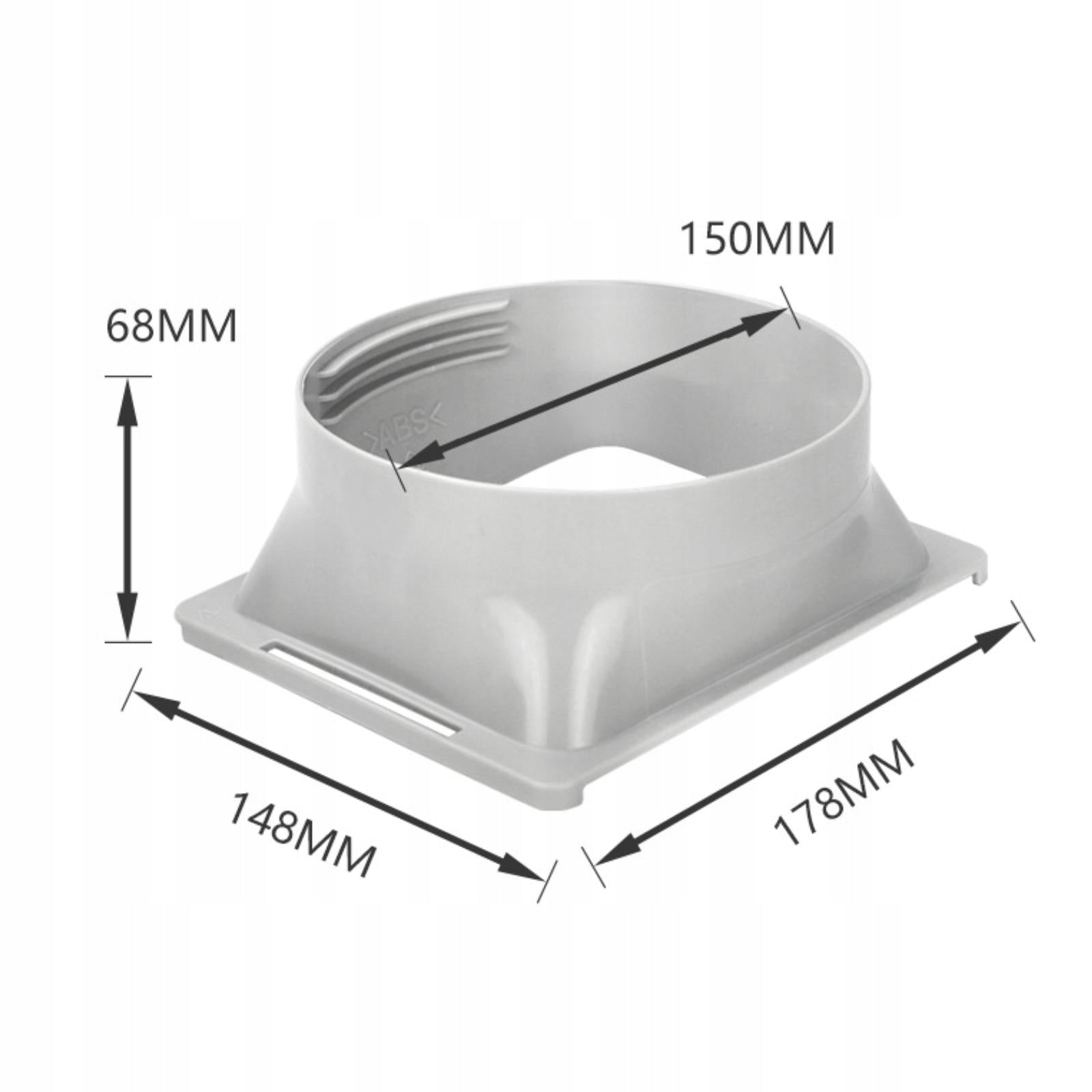 Air Conditioner Hose Connector Accessory Exhaust Duct Interface Easy to