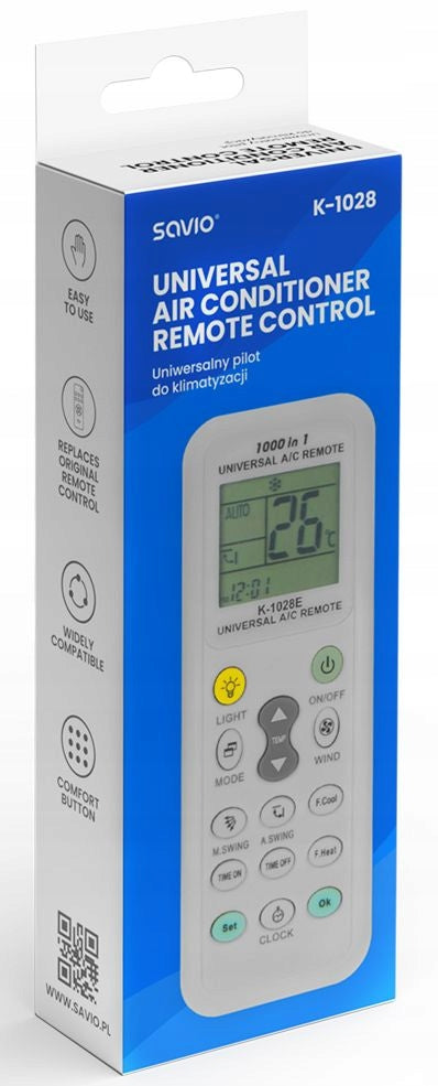Air Conditioner Remote Control Universal Air Conditioning Replacement Sanyo Fujitsu LG Model K1028E