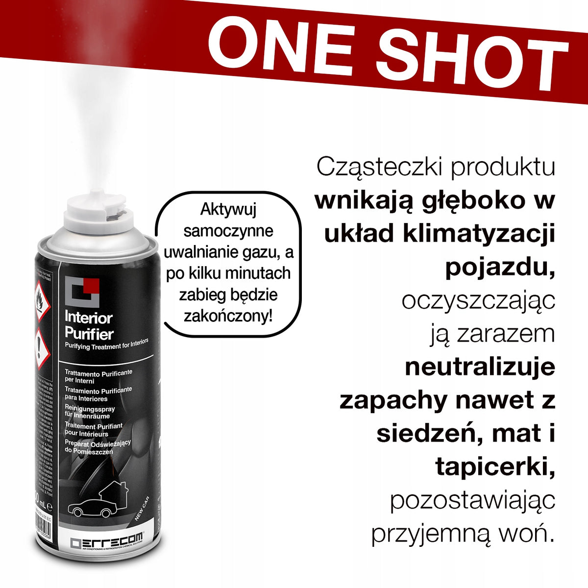 Air Conditioning Cleaner | Interior Purifier 200 ml - New Auto Volume on sale 200 ml