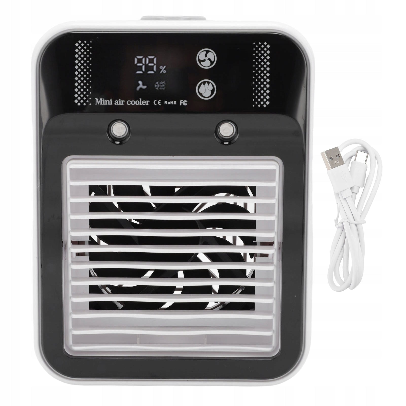 Air Cooler Desktop Low Noise USB Rechargeable Digital I8 Model 7135PBXI