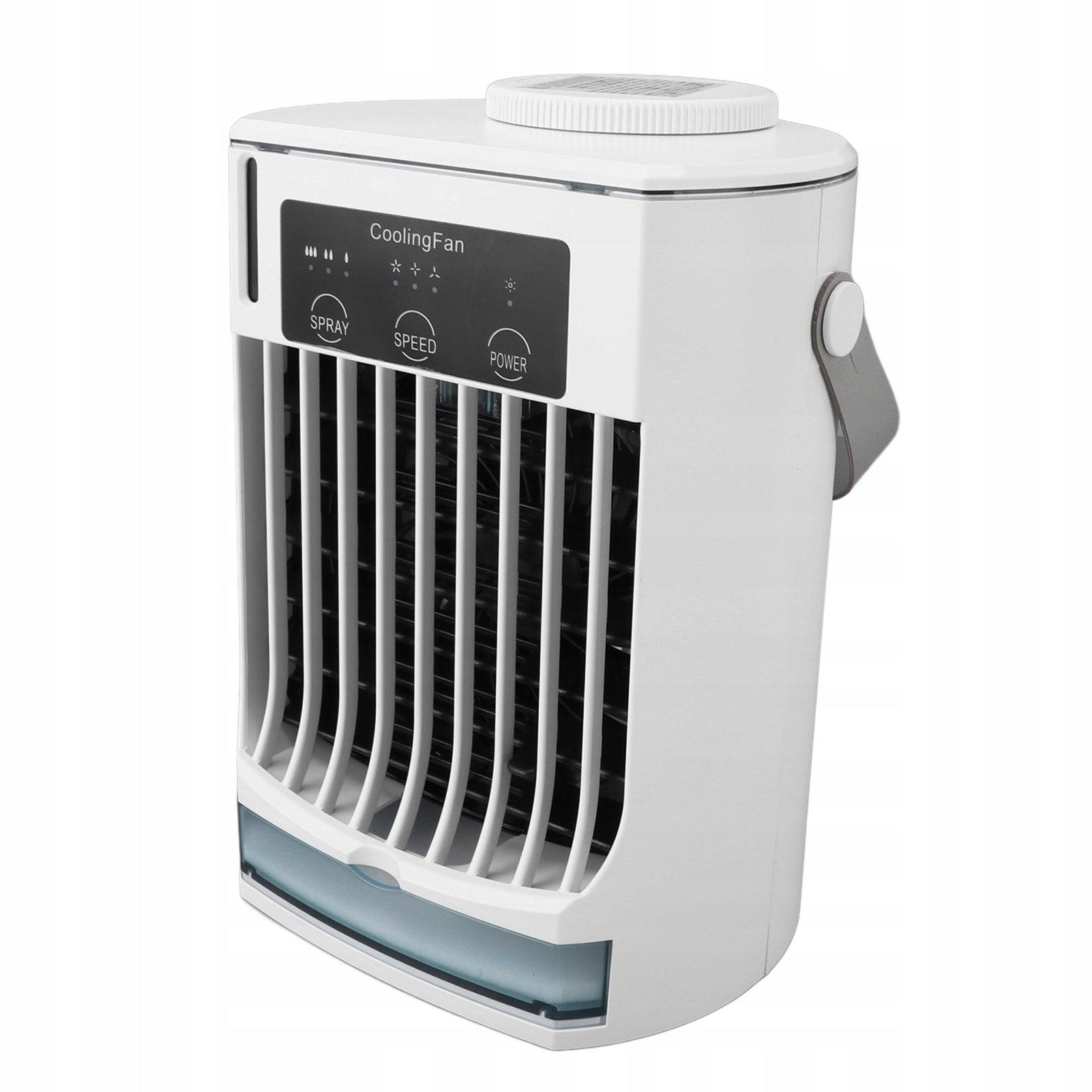 Air Cooler Humidifier 3 Speed 500ml Portable USB Desktop F7