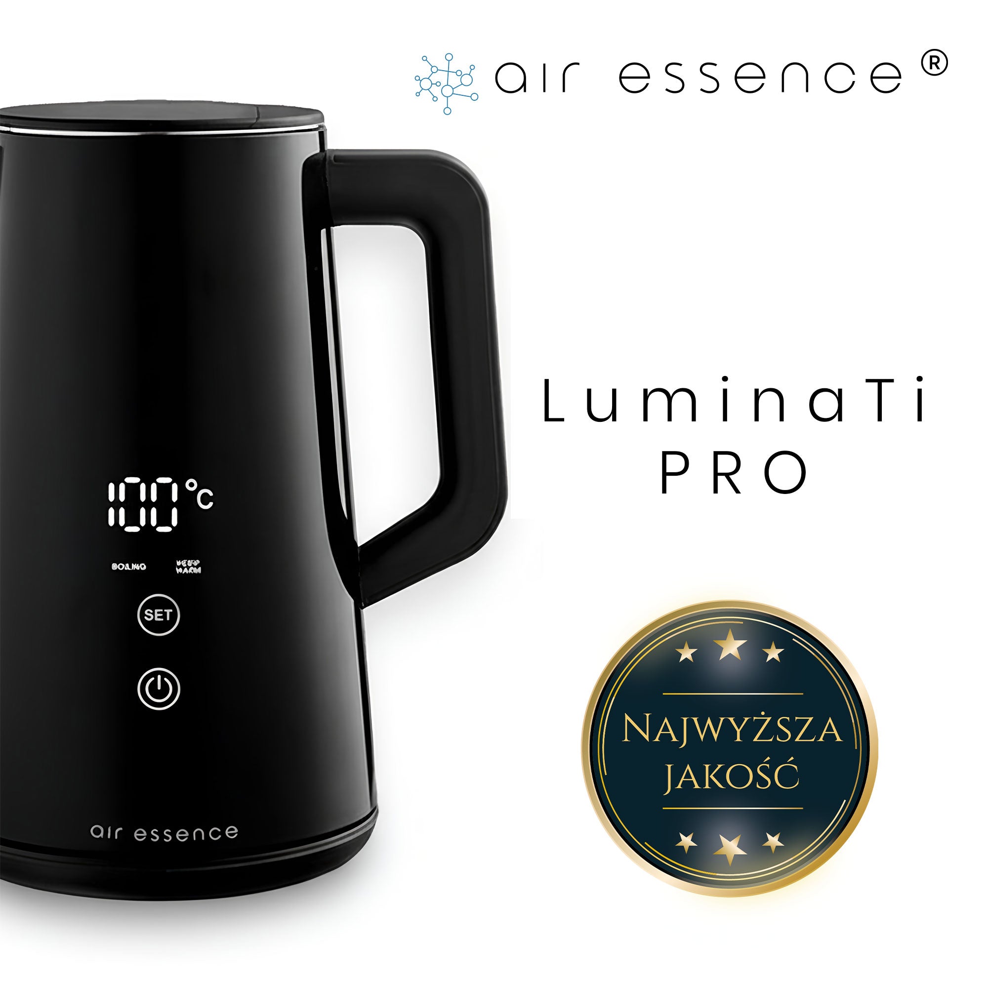 Air Essence LuminaTi PRO electric kettle with a capacity of 1.5L Manufacturer code 5905832860134
