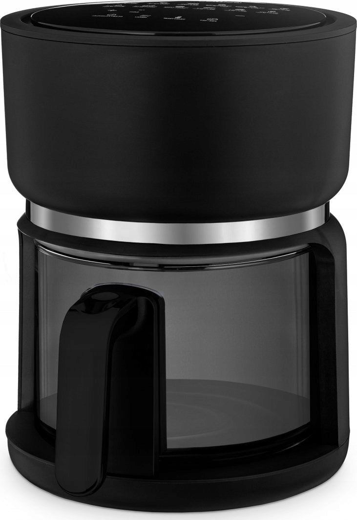 Air Fryer 4Swiss ABB-G24 Pure Glass Black 1400 W Dominant color black