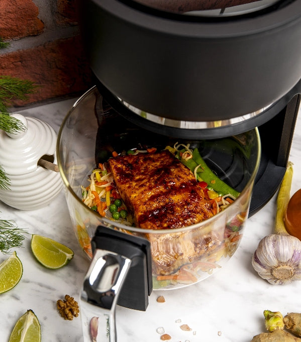 Air Fryer 4Swiss ABB-G24 Pure Glass Black 1400 W Manufacturer code 5906496181047