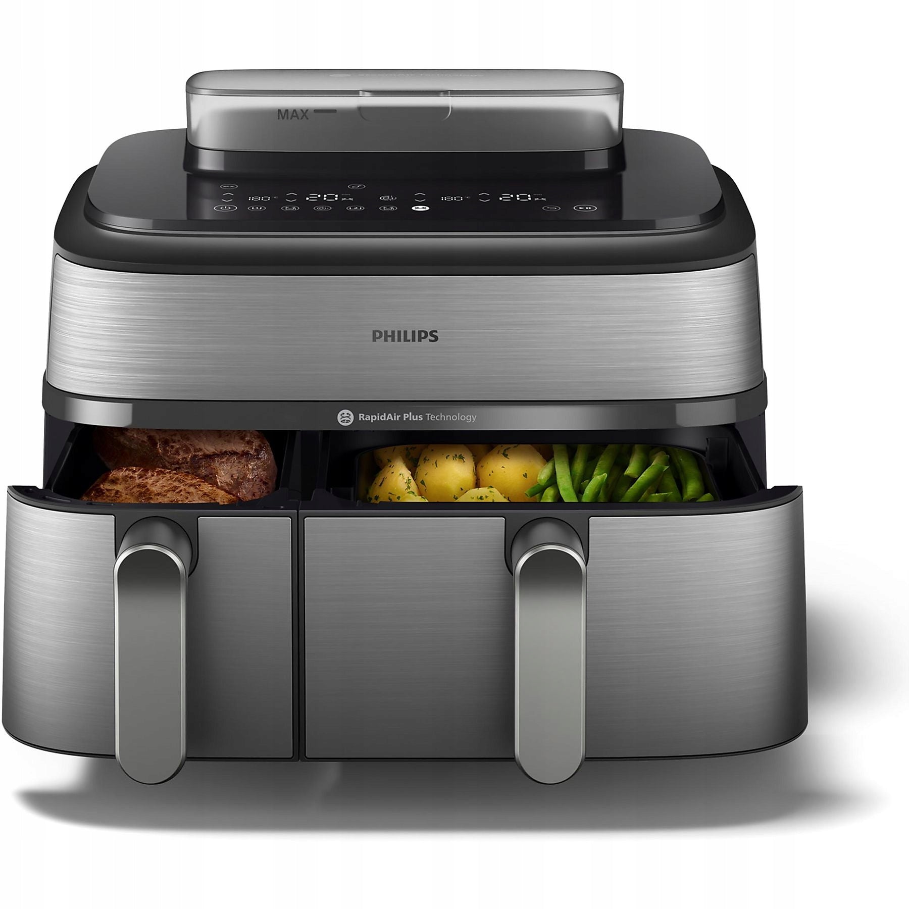 Air Fryer Philips 9L 2750W NA555/00 TWO BASKETS Packaging status original
