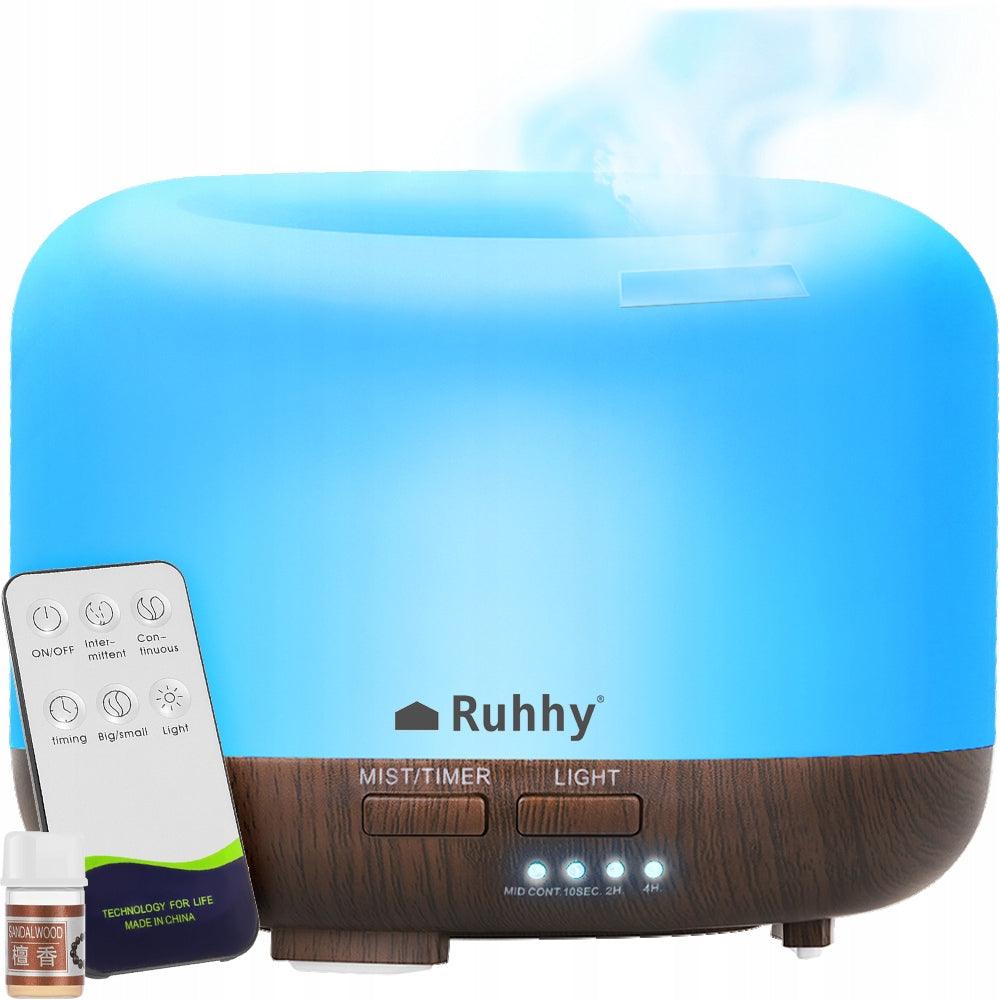Air Humidifier Aromatherapy Fragrance Diffuser Lamp Ionizer + Remote Control