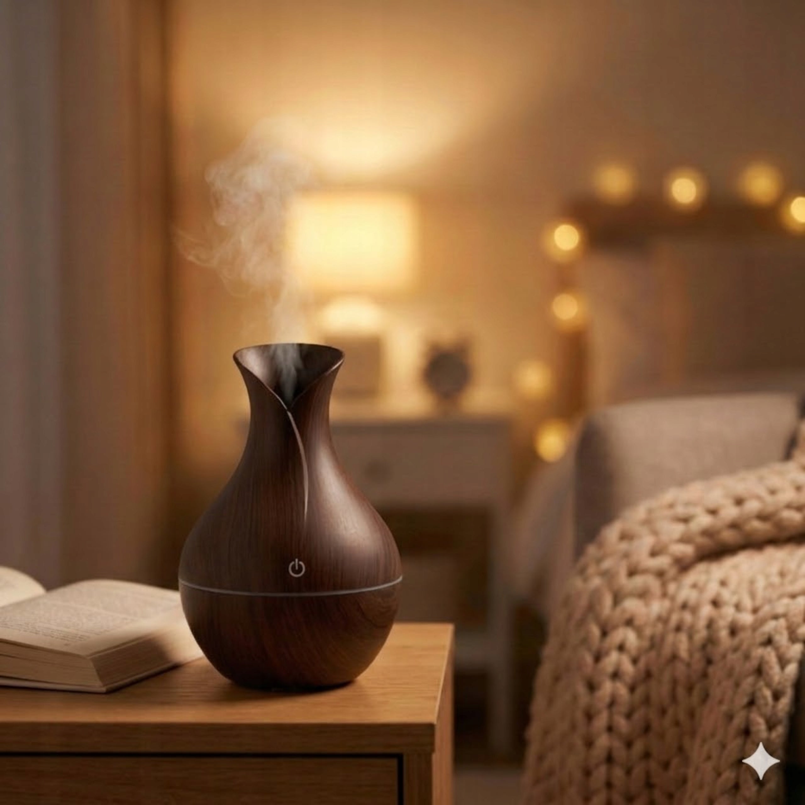 Air Humidifier Fragrance Diffuser + 12 Oils LED Light Mist Medical device no