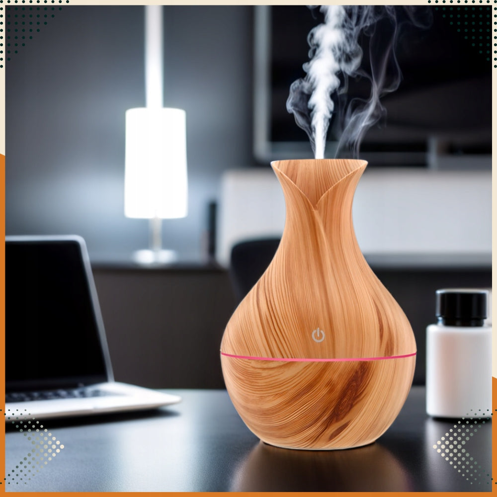 Air Humidifier Fragrance Diffuser for Essential Oils Backlight Brand Ruhhy