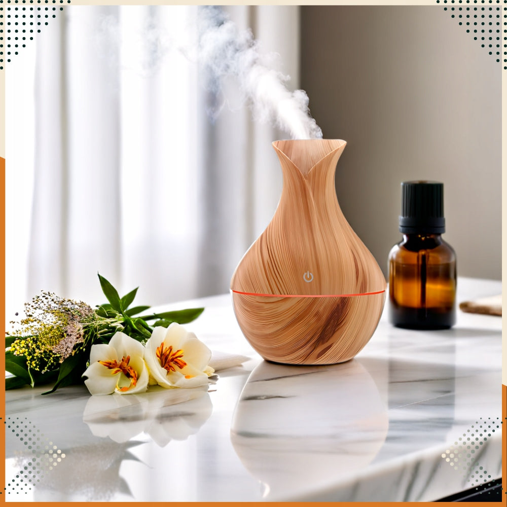 Air Humidifier Fragrance Diffuser for Essential Oils Backlight Packaging status original