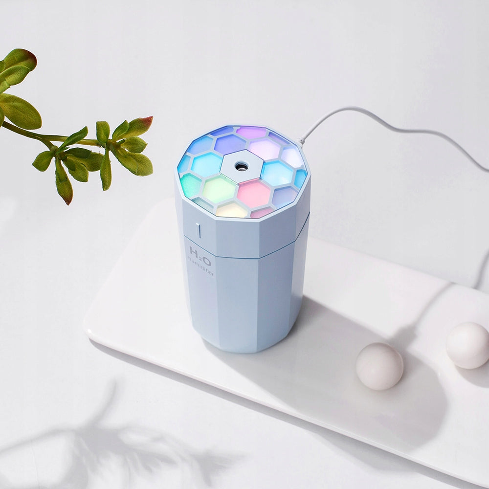 Air Humidifier LED Diffuser H2O Dominant color black