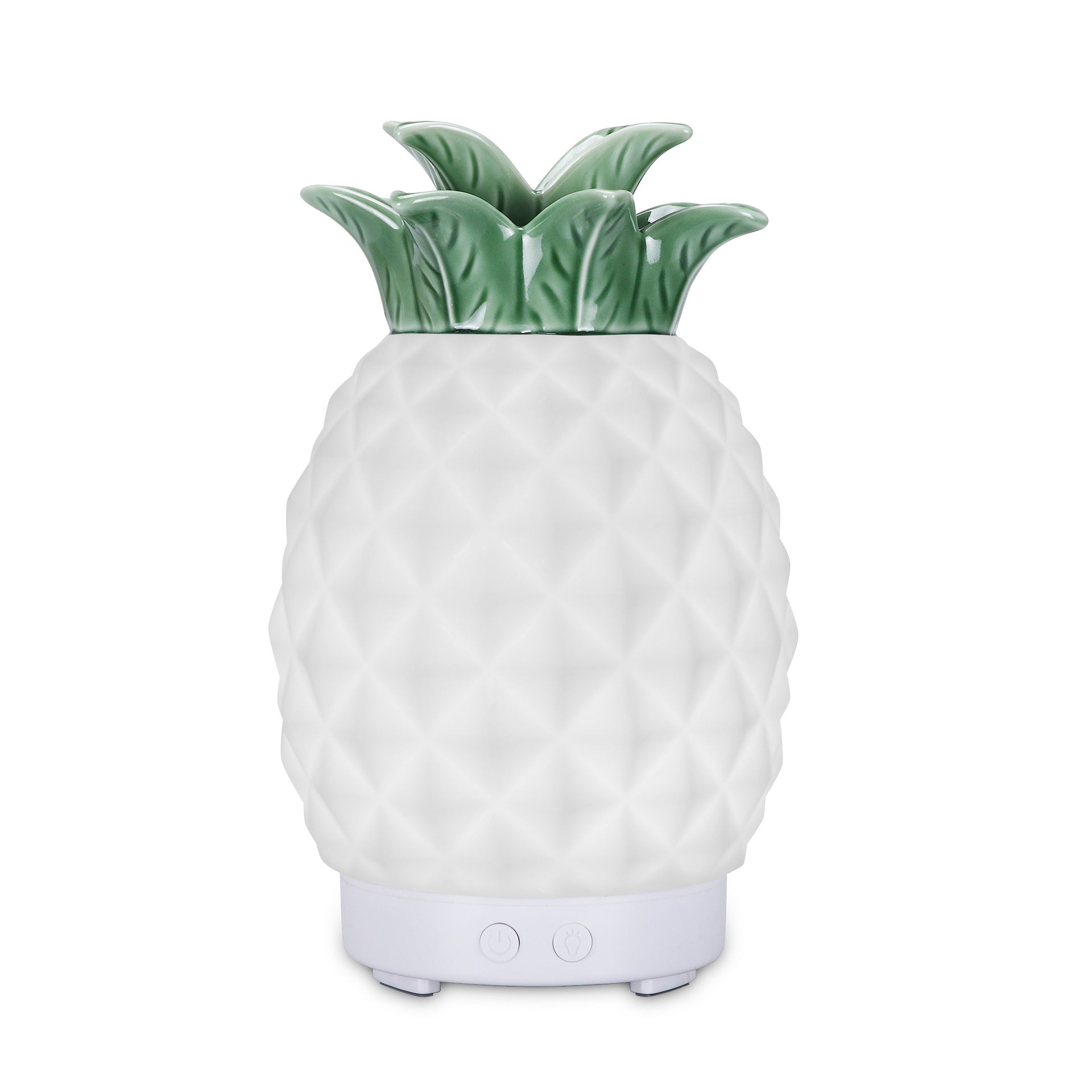 Air Humidifier Pineapple Scent Diffuser LED Ceramic Ultrasonic Brand no brand