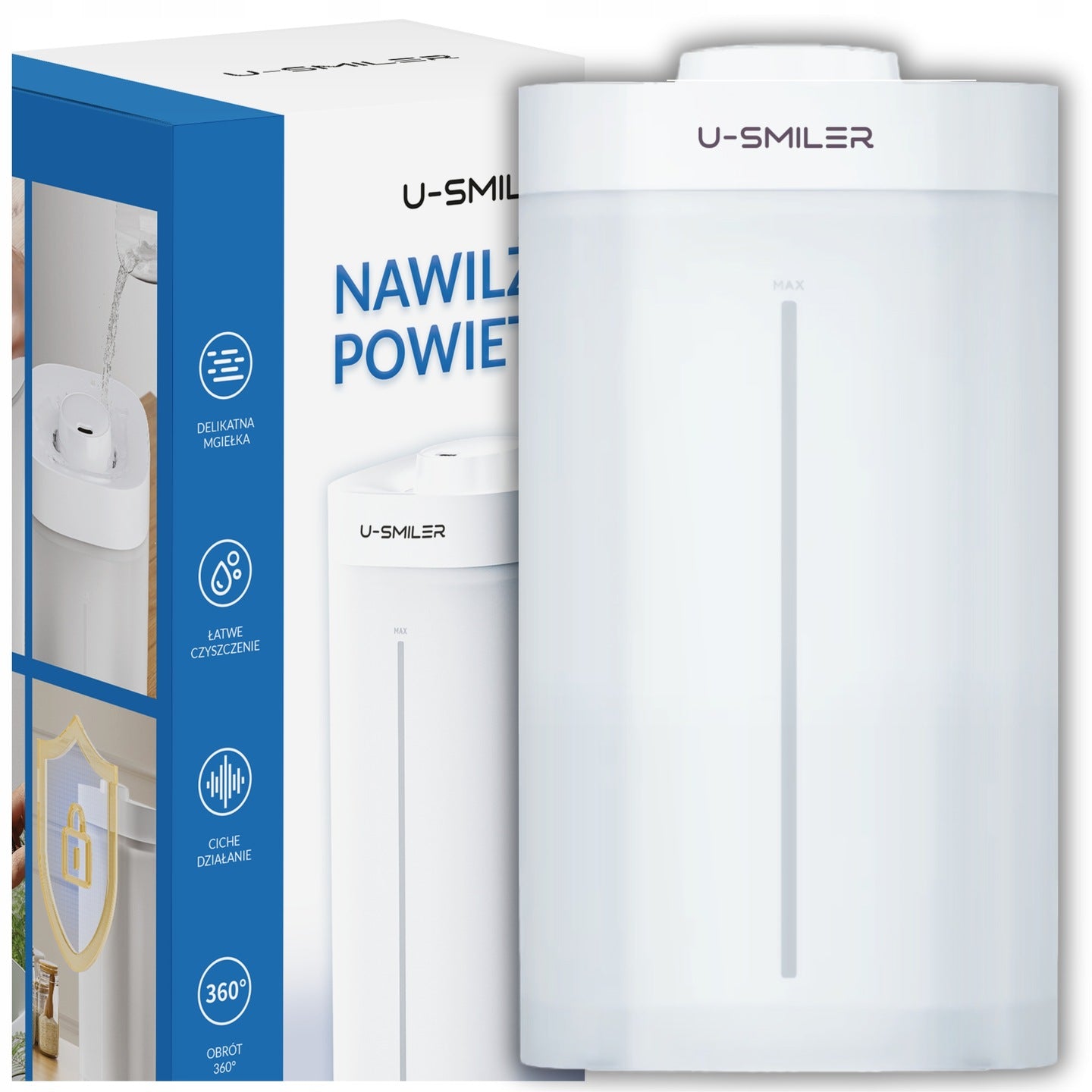 Air Humidifier Ultrasonic Diffuser IONIZER Aromatherapy QUIET 3.5
