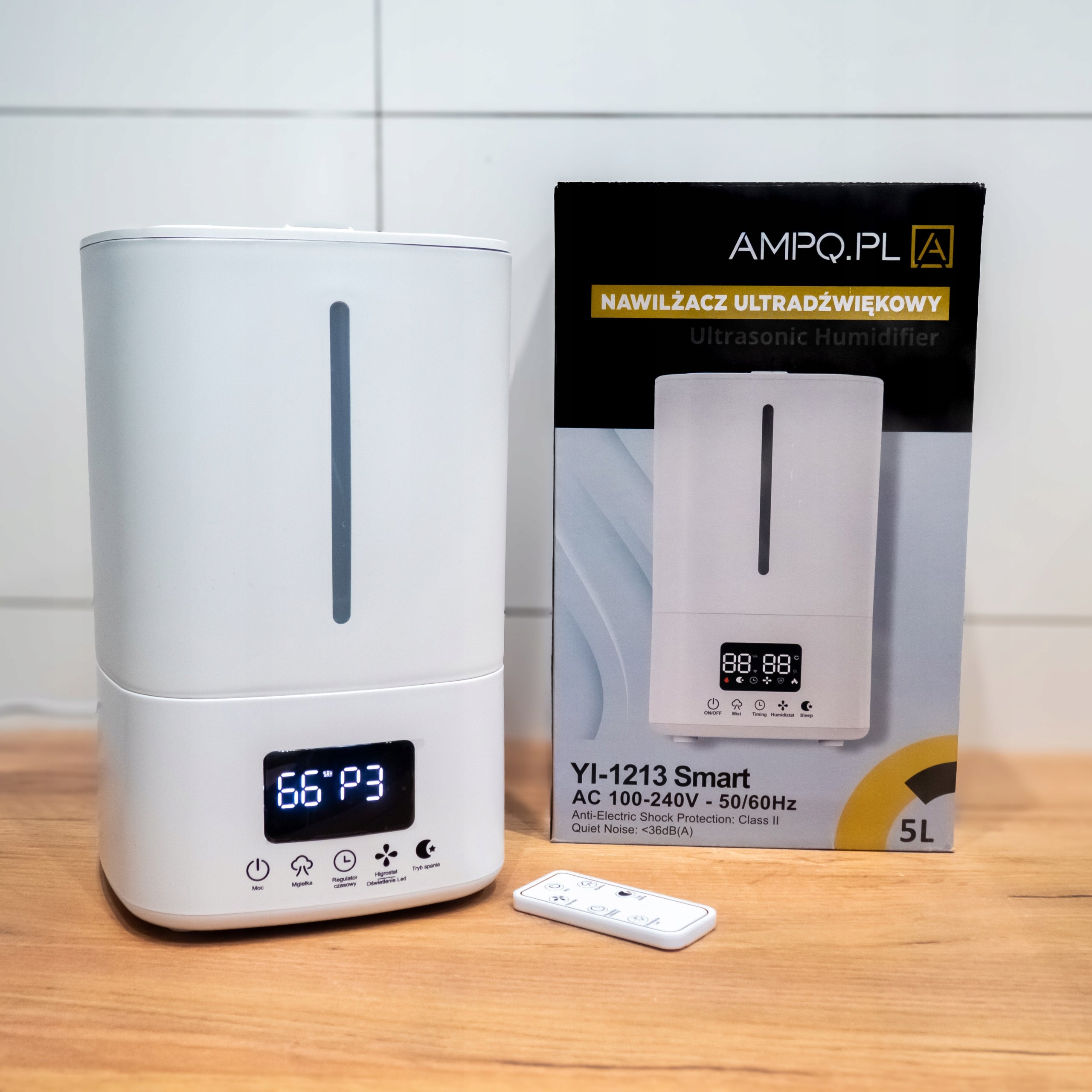 Air Humidifier Ultrasonic SOFTAIR Q5 remote control aromatherapy diffuser Dominant color white