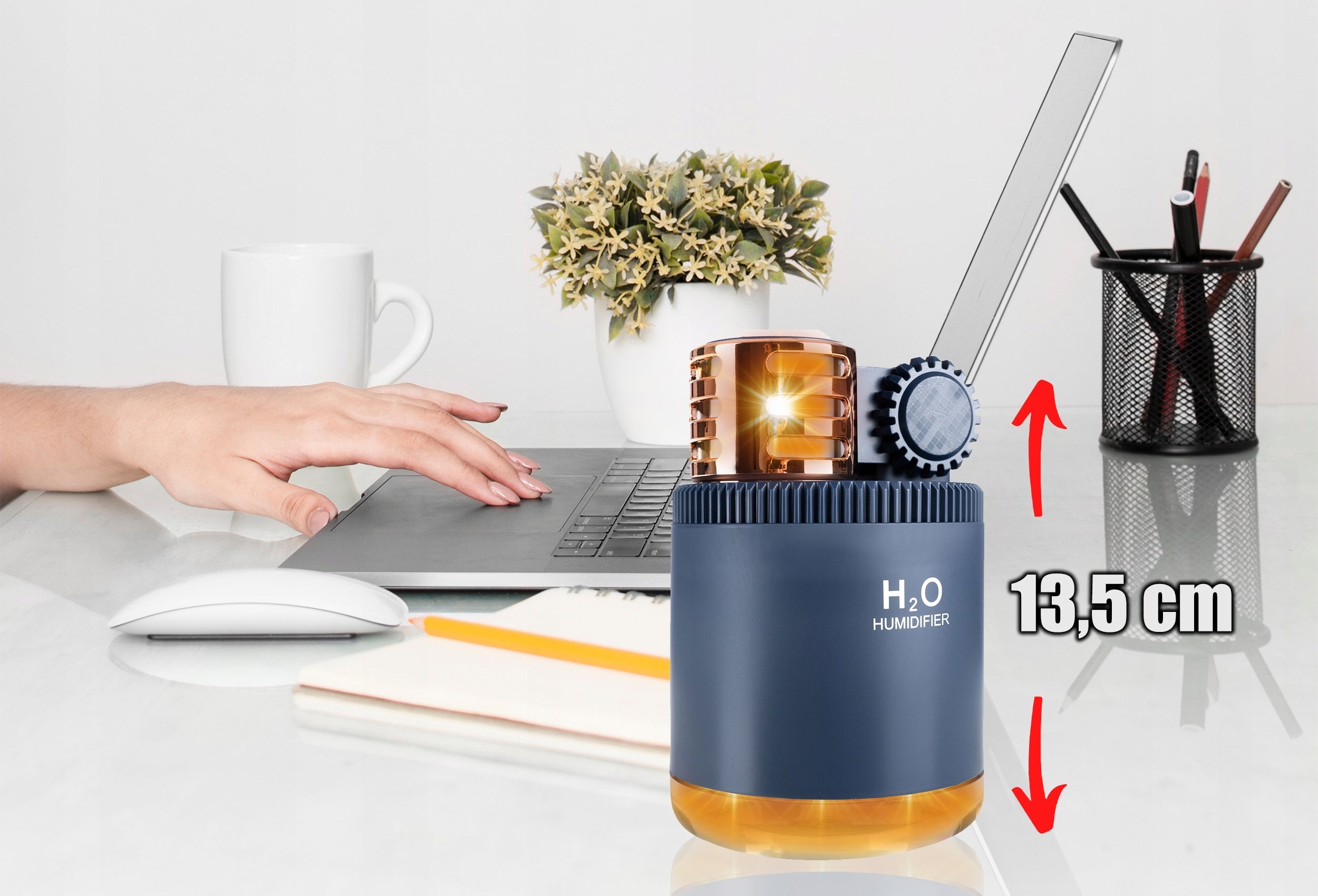 Air Humidifier for Home Cars LED Black Ultrasonic Brand no brand