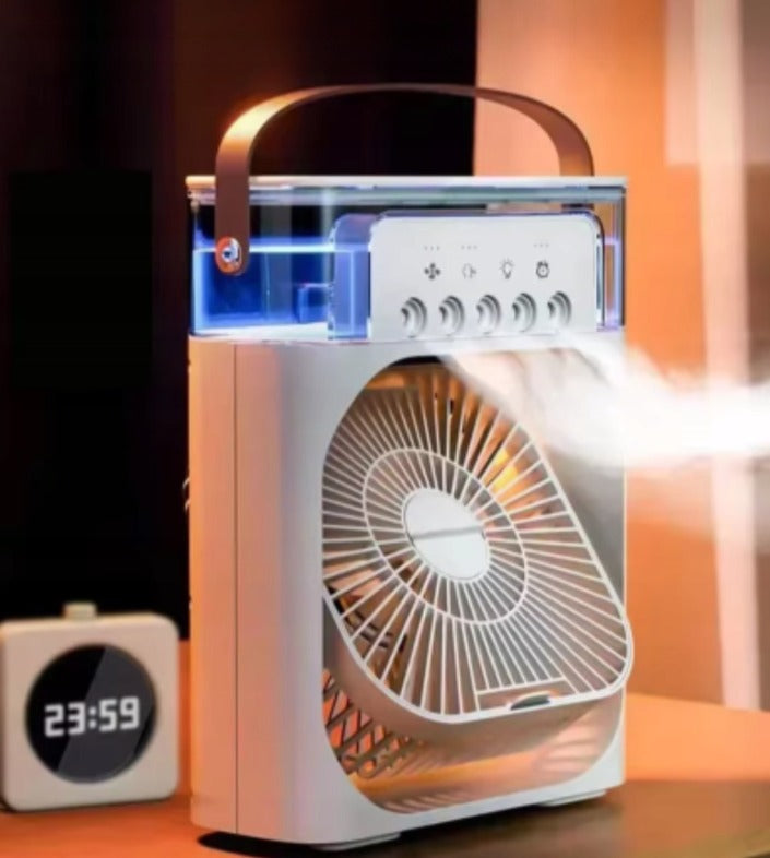 Air humidifier 3in1 USB Mik-Star air conditioner LED fan 7 colors Power 7 W