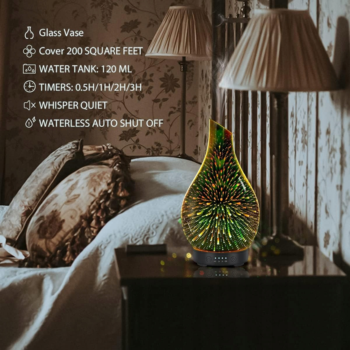 Air humidifier Essential oil diffuser ultrasonic humidifier Packaging status original