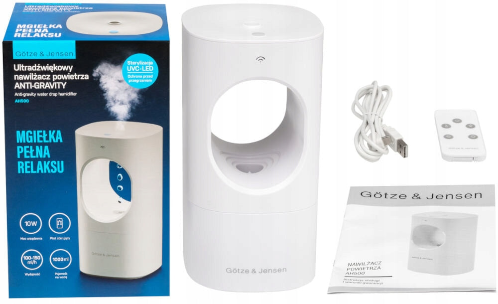 Air humidifier GÖTZE & JENSEN AH500 White Manufacturer code 340
